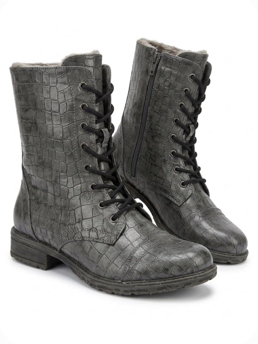 Very Volatile Lace-up Boots, sz 9